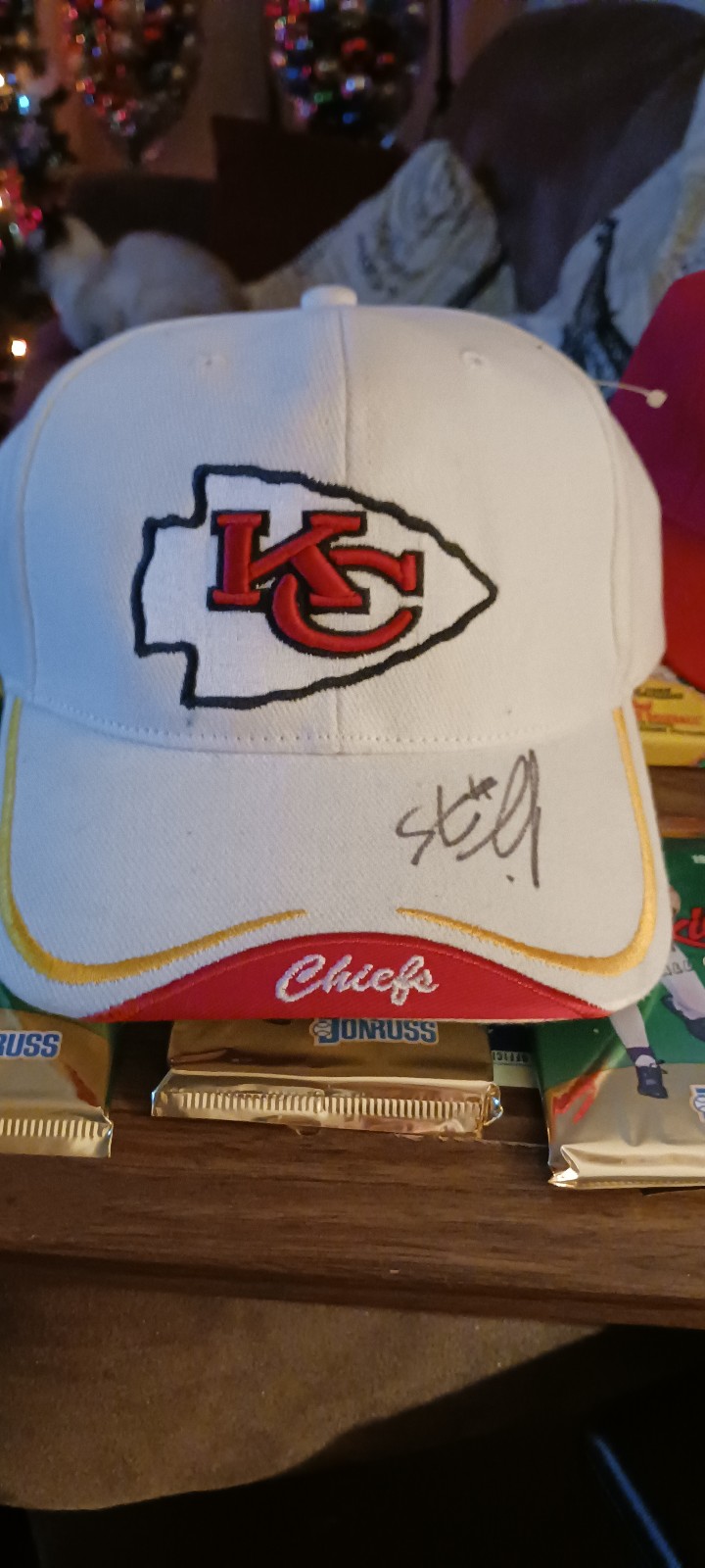 Vintage KC Chiefs Hat autograph