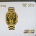 24k Gold Smart Watch for Android Iphone 49mm 3 Straps Unisex Waterproof