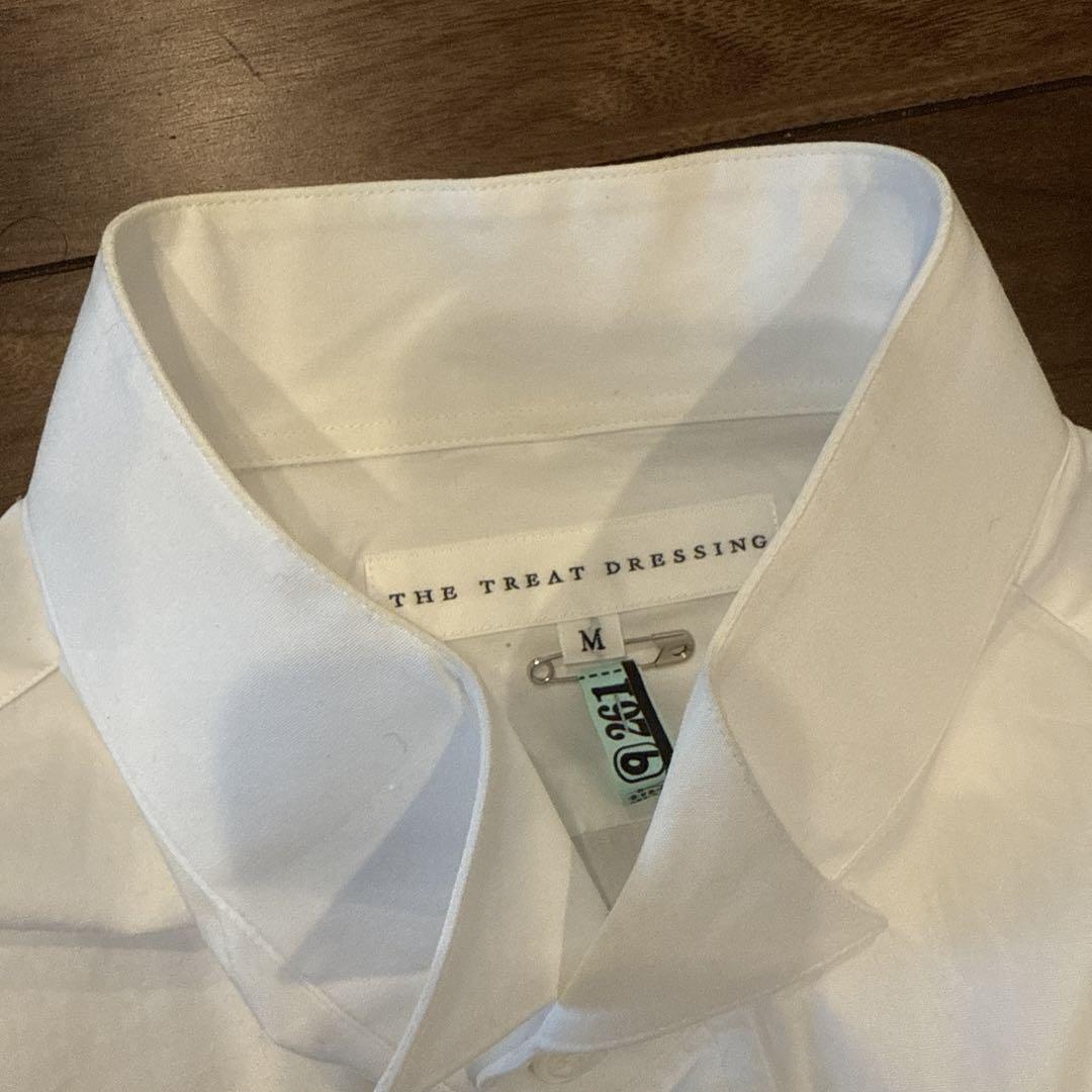 THE TREAT DRESSING White Long Sleeve Shirt M