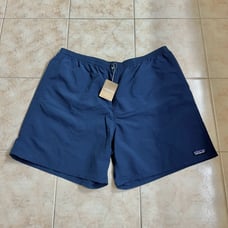 Patagonia Mens XXL Baggies Shorts Longs 5 Inseam Tidepool Blue Stretch Swim NWT