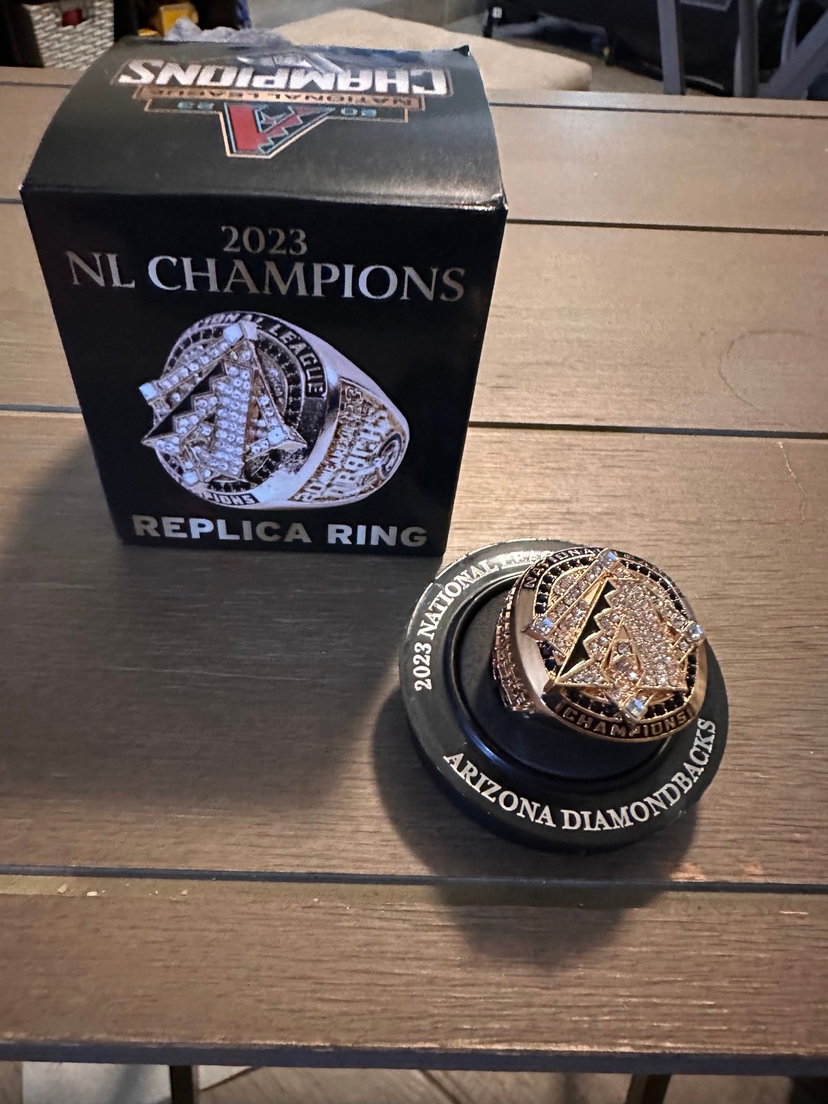 Arizona Diamondbacks 2023 National League Championship Series NLCS SGA Ring