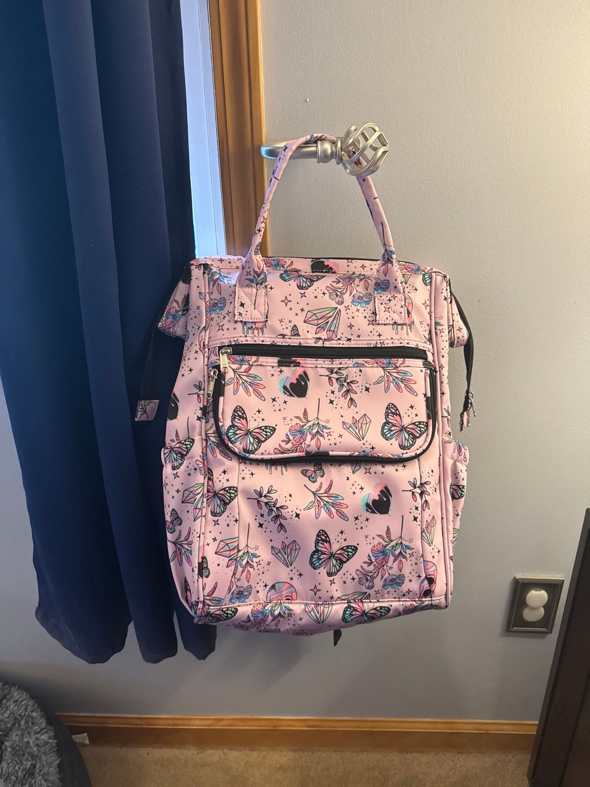 The Twisted Lily purple halo diaper bag