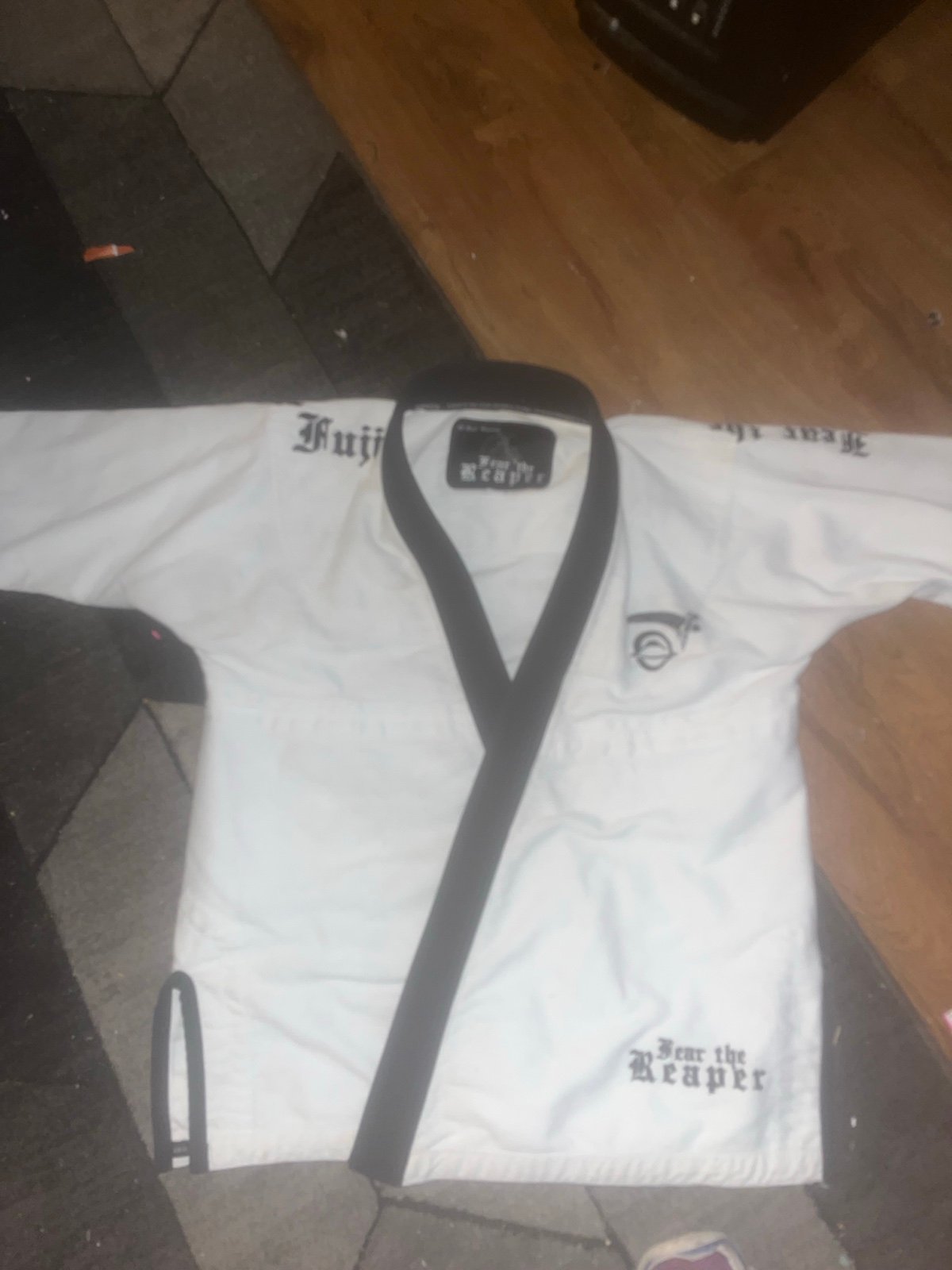 Fuji Sports Fear the Reaper Sekai 2.0 Mens Brazilian Jiu-Jitsu BJJ Gi - White
