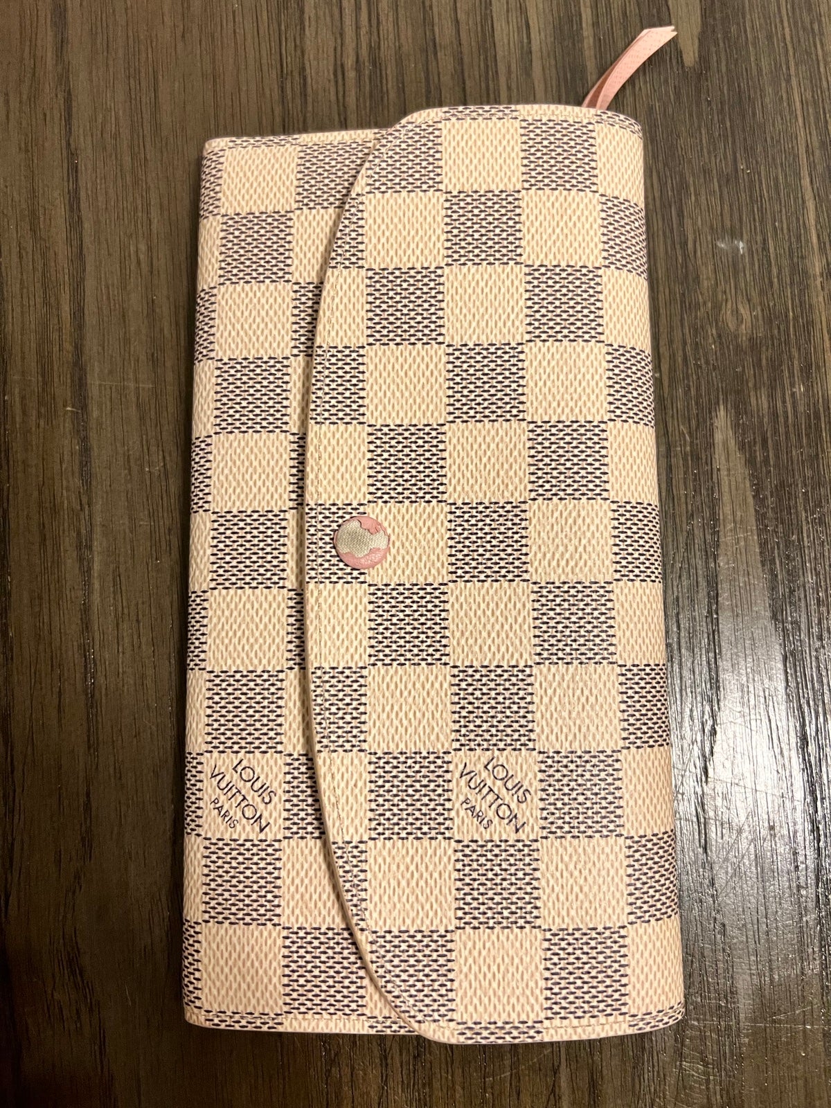 Authentic Louis Vuitton Emilie Damier Azur Wallet