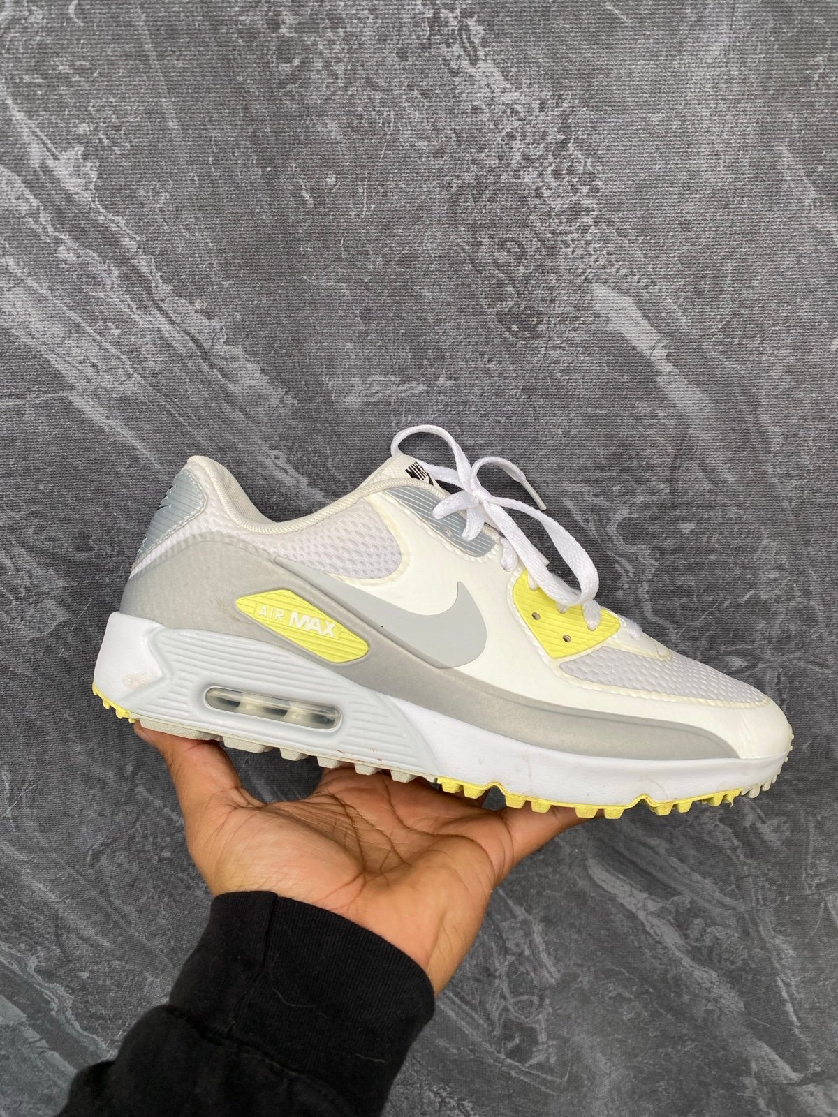 Nike Air Max 90 Golf 'White Metallic Platinum