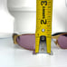Vintage 90s Vecceli Italy Pink Lens Wrap Around Style Gold Women Sunglasses