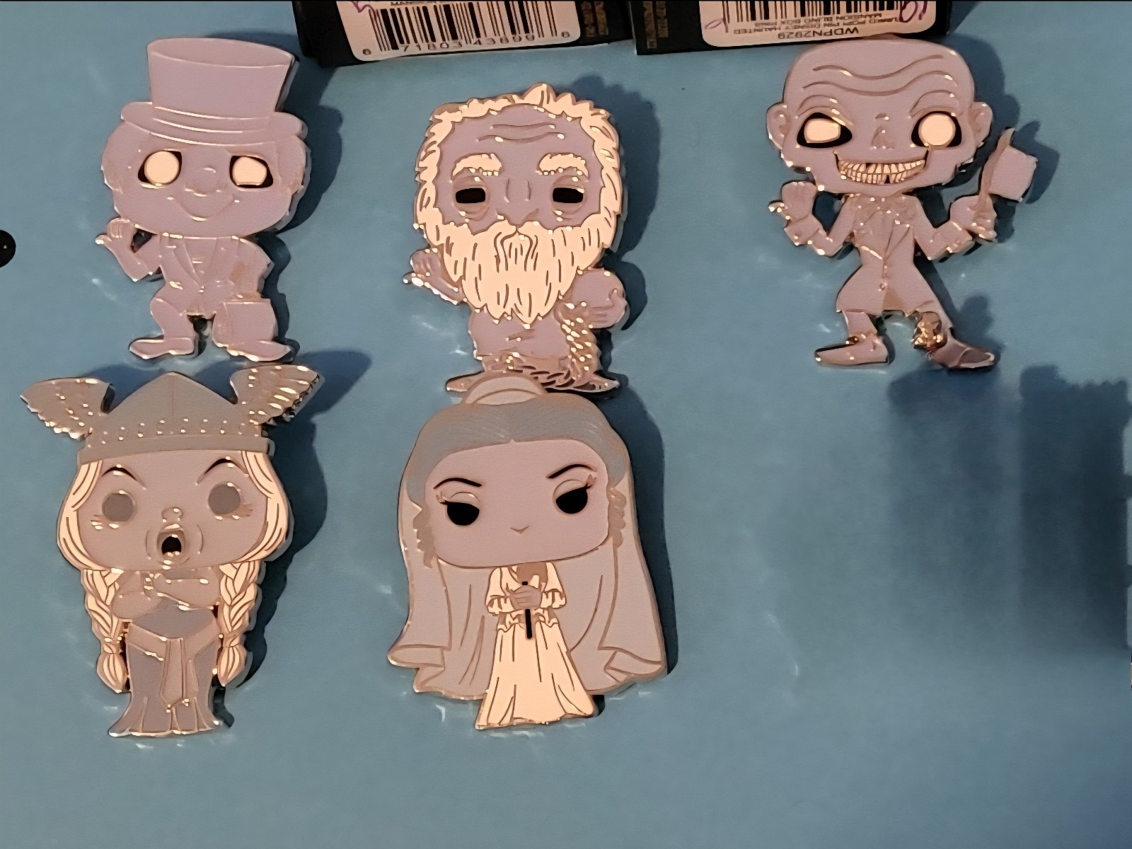 Disney Haunted Mansion Character Enamel Metal Pin Blind Box Series Combo Set