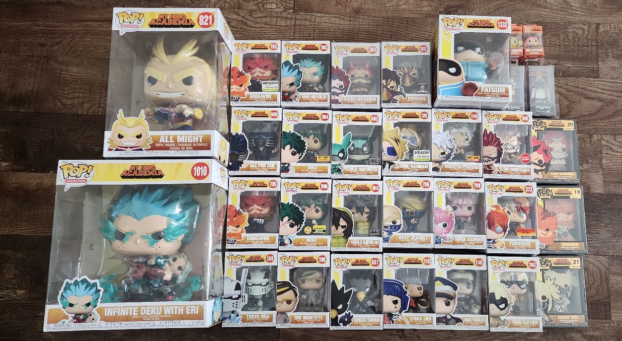 My Hero Academia Funko Pop Lot 25 Funko Pops