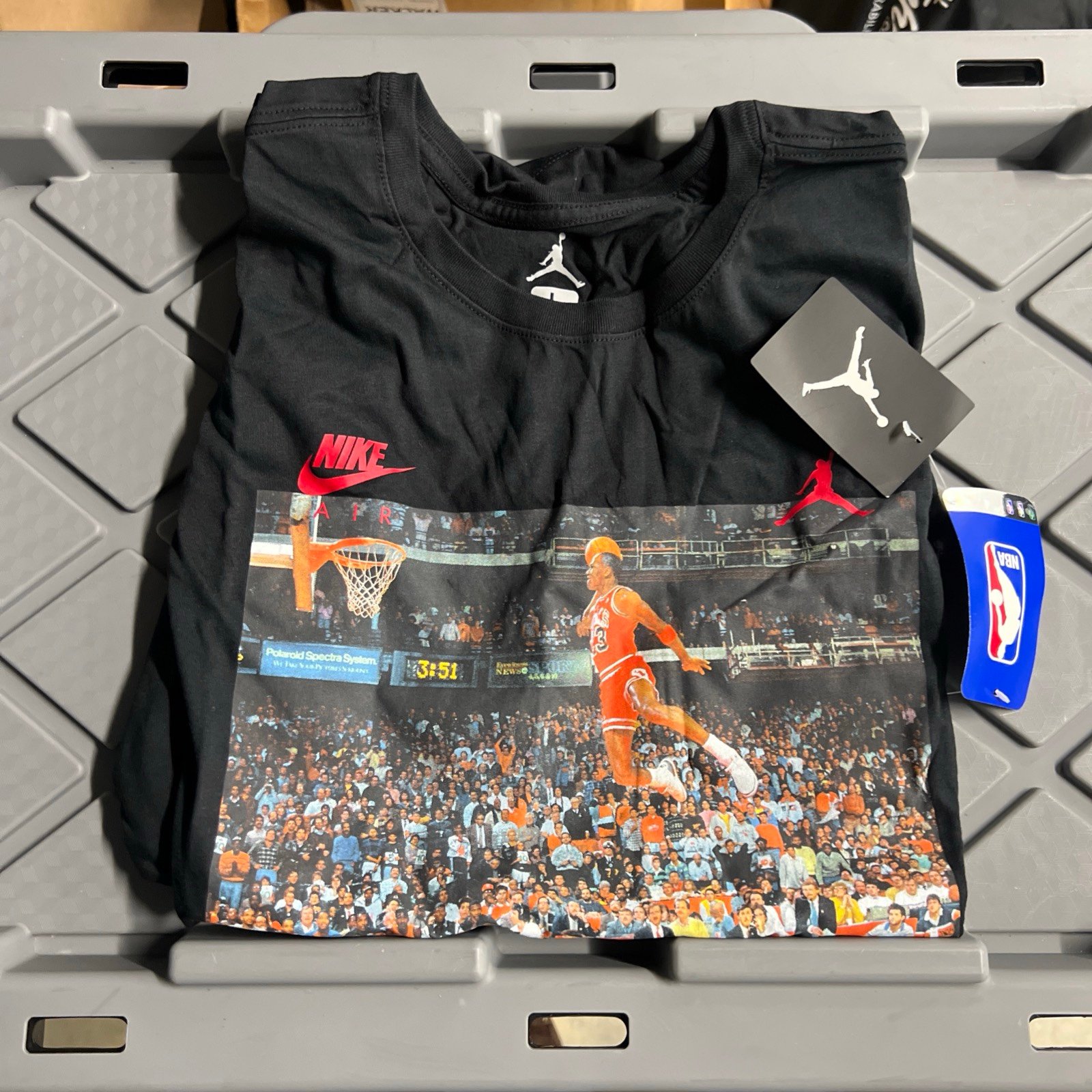 Nike Air Jordan Free Throw Line 1988 Dunk Contest Jumpman T Shirt Size M AJ1406