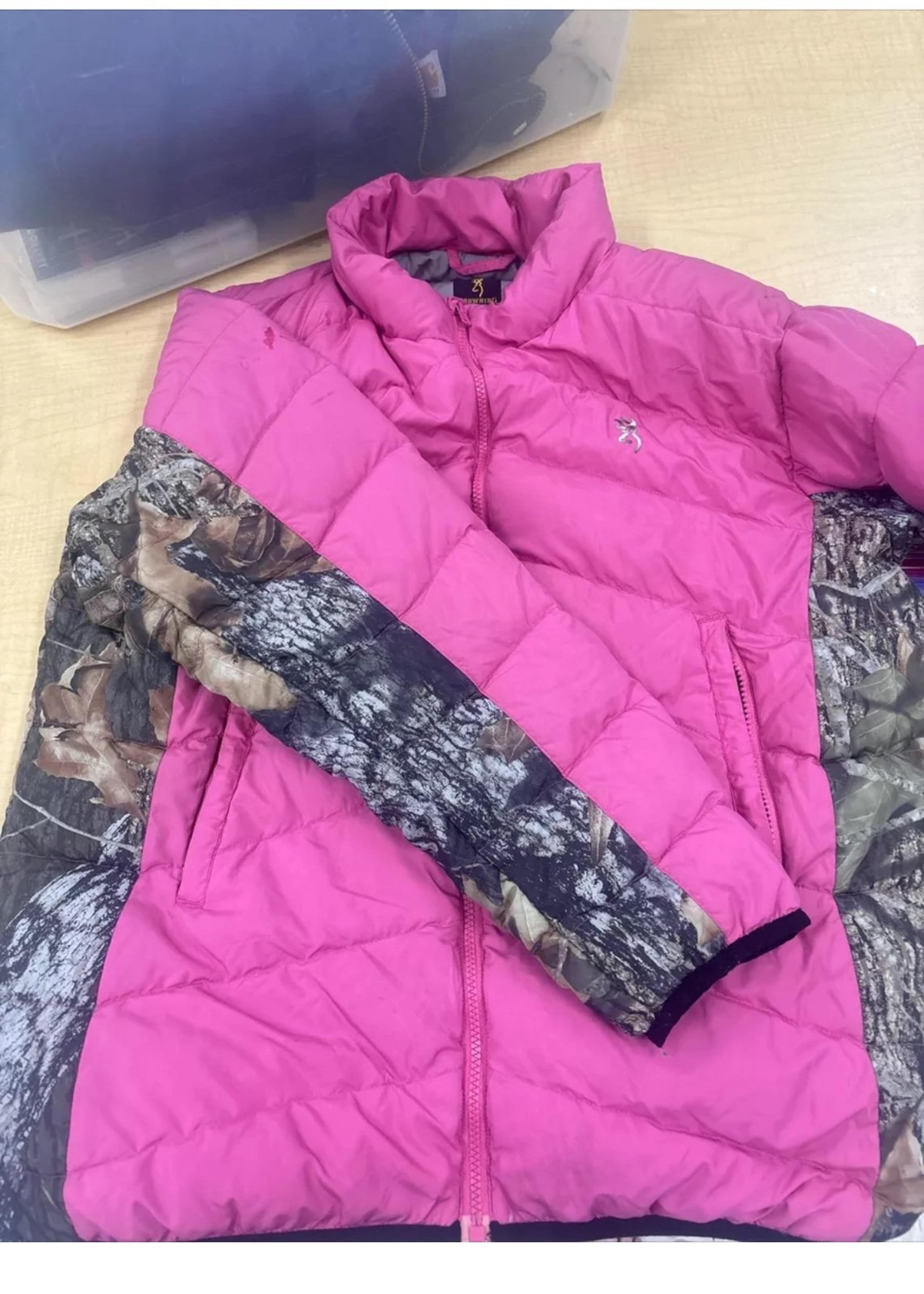 VINTAGE Pink And Camouflage Puffer Coat 2004 - Browning