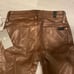 7 for all man kind leather jeans