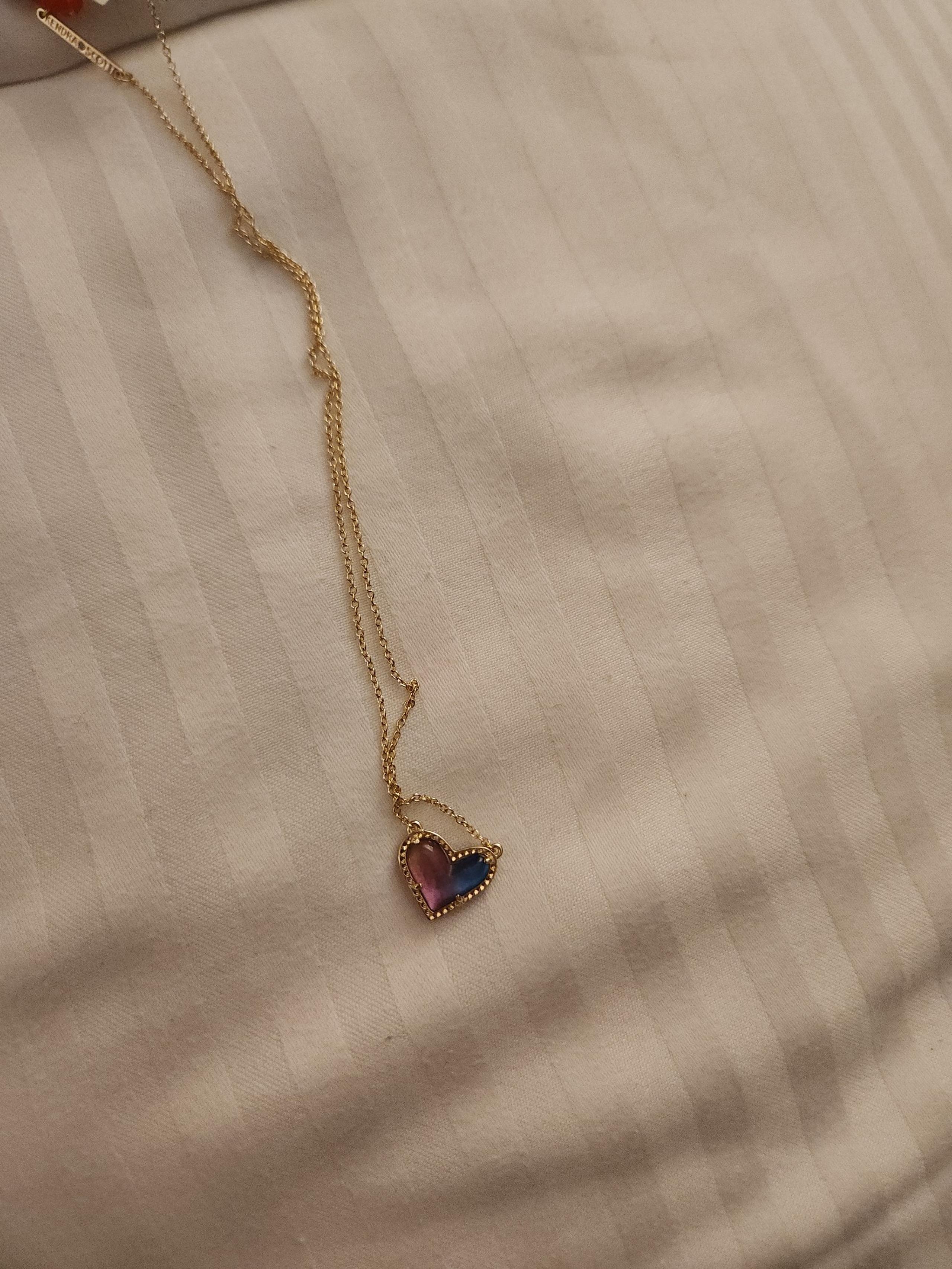 Ari Heart Adjustable Length Pendant Necklace NWT - Kendra Scott