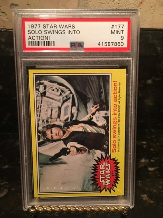 1977 Star Wars Han Solo PSA 9