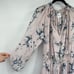 MISA WOMEN'S LORENA LAVENDER PURPLE FLORAL PRINT RUFFLE MINI DRESS SIZE XS