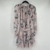 MISA WOMEN'S LORENA LAVENDER PURPLE FLORAL PRINT RUFFLE MINI DRESS SIZE XS