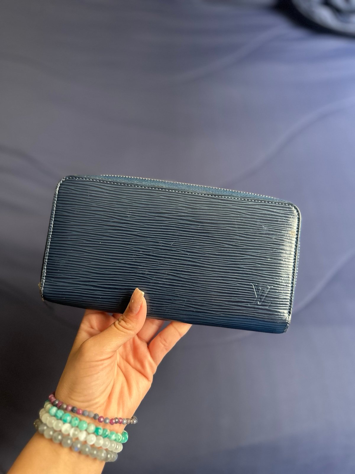 Blue Epi Louis Vuitton wallet