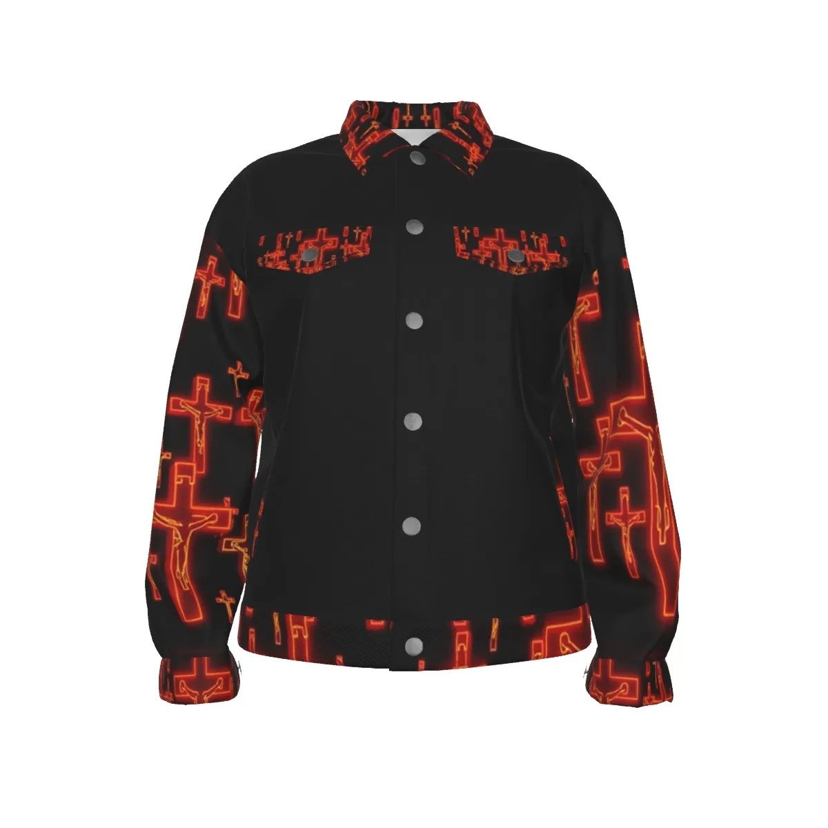 100% Wool Fiery Christ Jacket