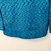 Athleta Turquoise Teal Space Dye Cowl Neck Fleece Lined Long Sleeve Sz M