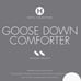 Hotel Collection Goose Down Comforter queen used