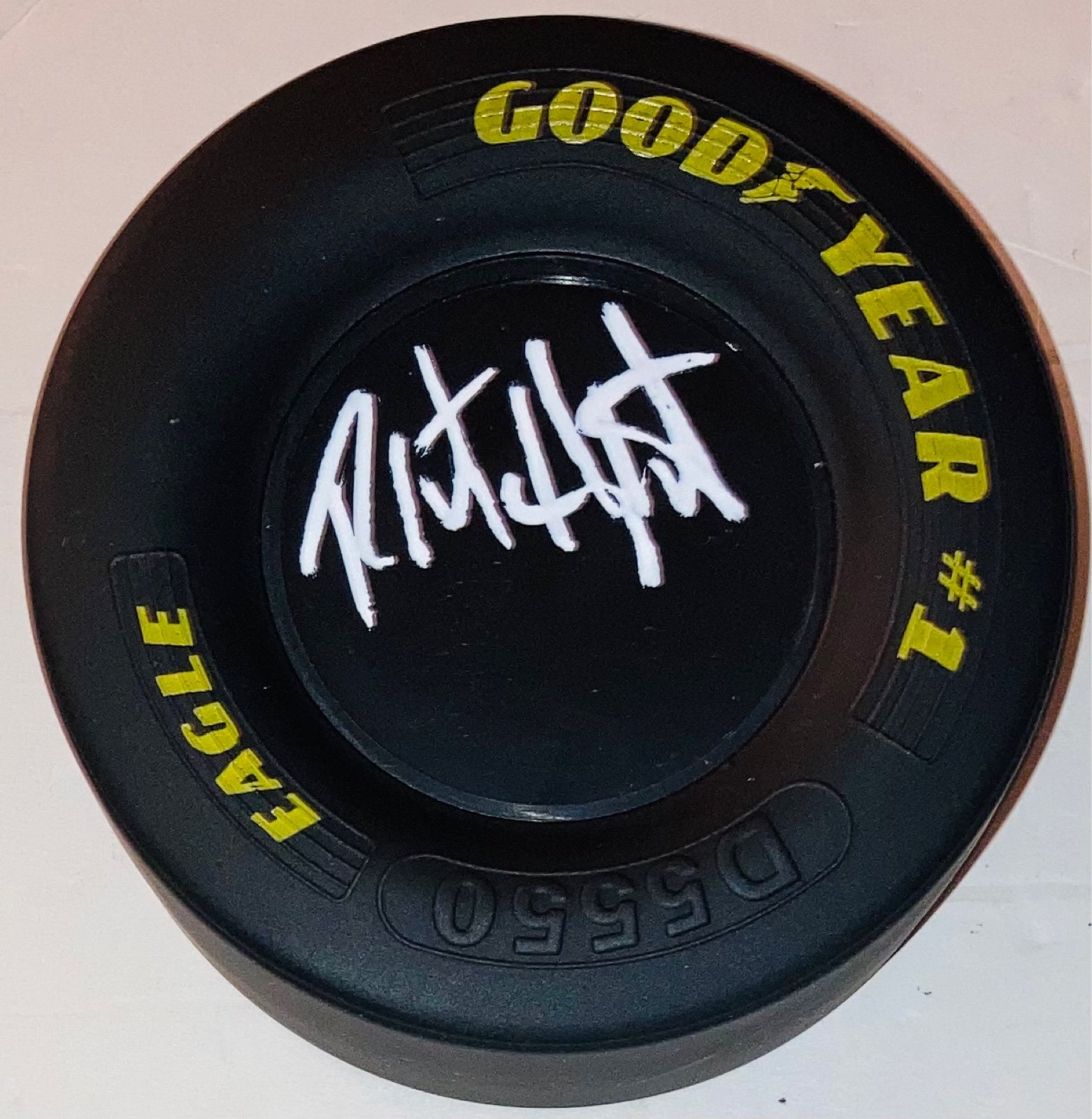 ROBERT HIGHT NHRA RACING LEGEND SIGNED AUTOGRAPHED GOODYEAR MINI TIRE PROOF RARE