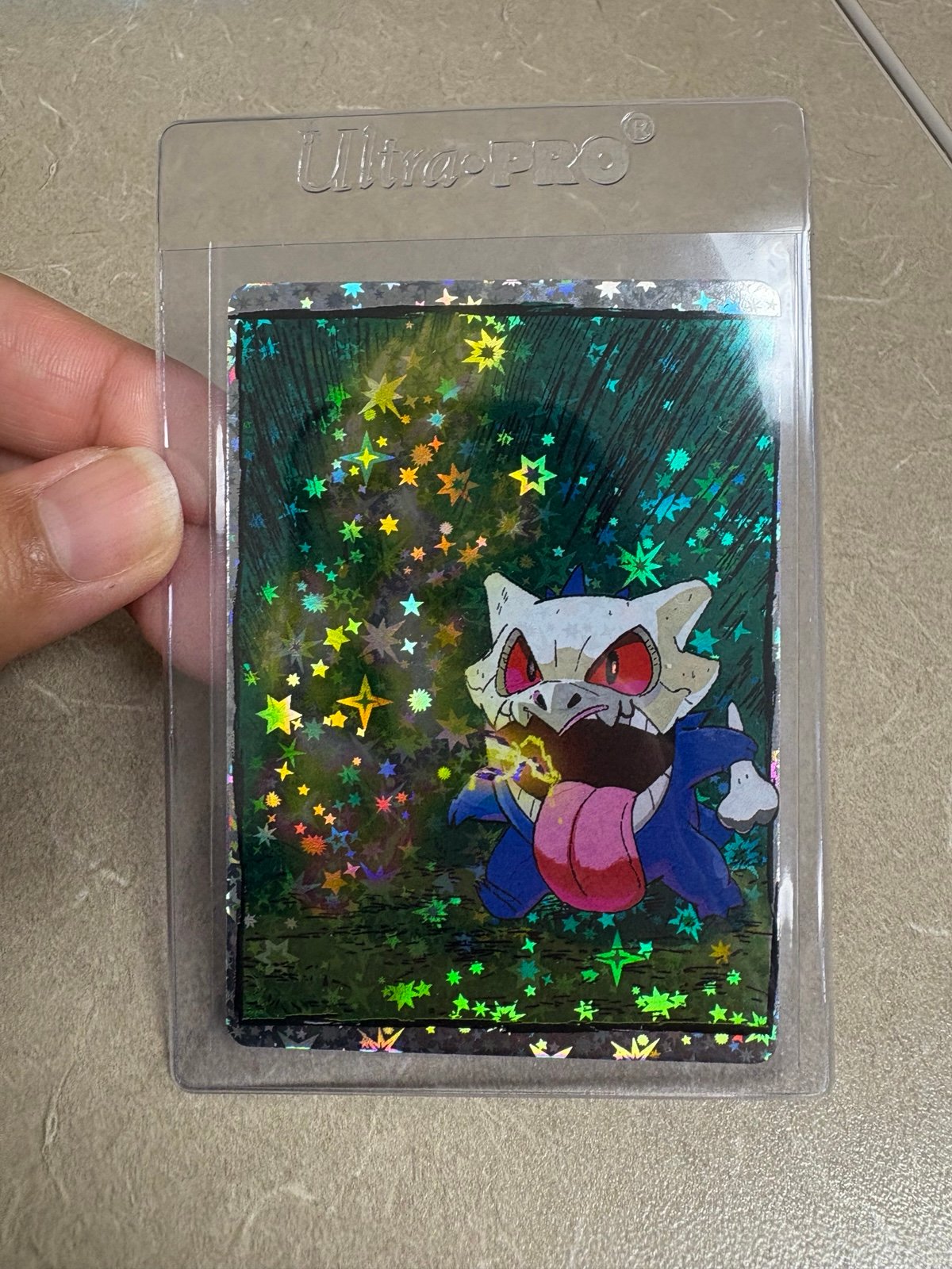Pokedoodly Skull Gengar Holo Fan Art Card