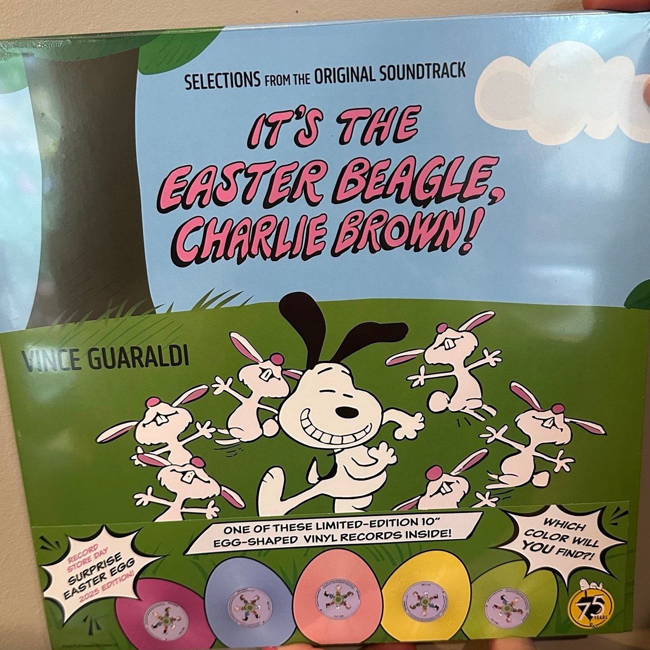 its the easter beagle charlie brown record store day 2025 vinyl
