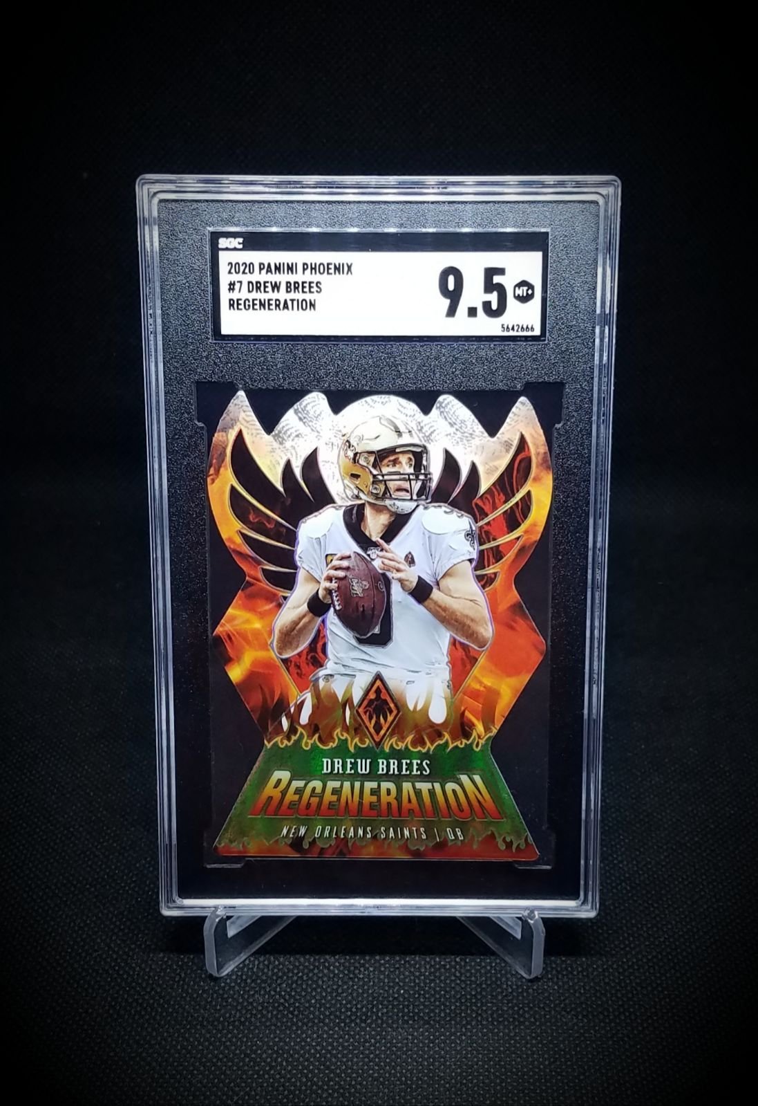 2020 Panini Phoenix Drew Brees Regeneration SSP Case Hit True Gem Saints