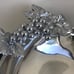 New Arthur court Design Roman Grape Bowl Large 3D Grape Design 13.5 NIB