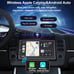 Wireless Carplay&Android Auto Car Stereo Compatible with Voice Control -7 Inch H