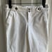 Club Monaco Ivory Flare Leg Cuffed Trouser Pants