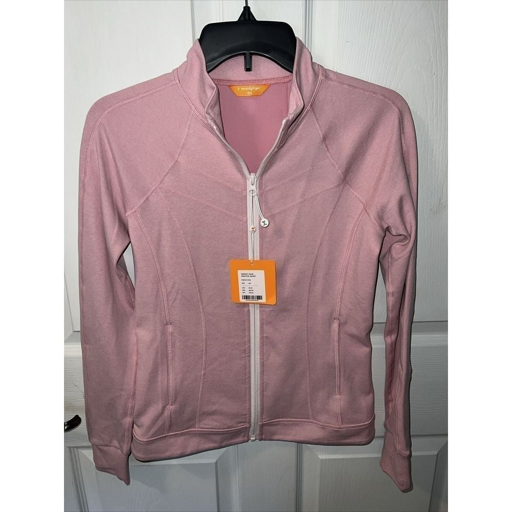 Moodytiger Practice Jacket Full Zip Parfait Pink Size 14(160cm) NWT