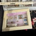 Vintage Diorama Victorian Bath Room Miniature Dollhouse Furniture Shadow Box