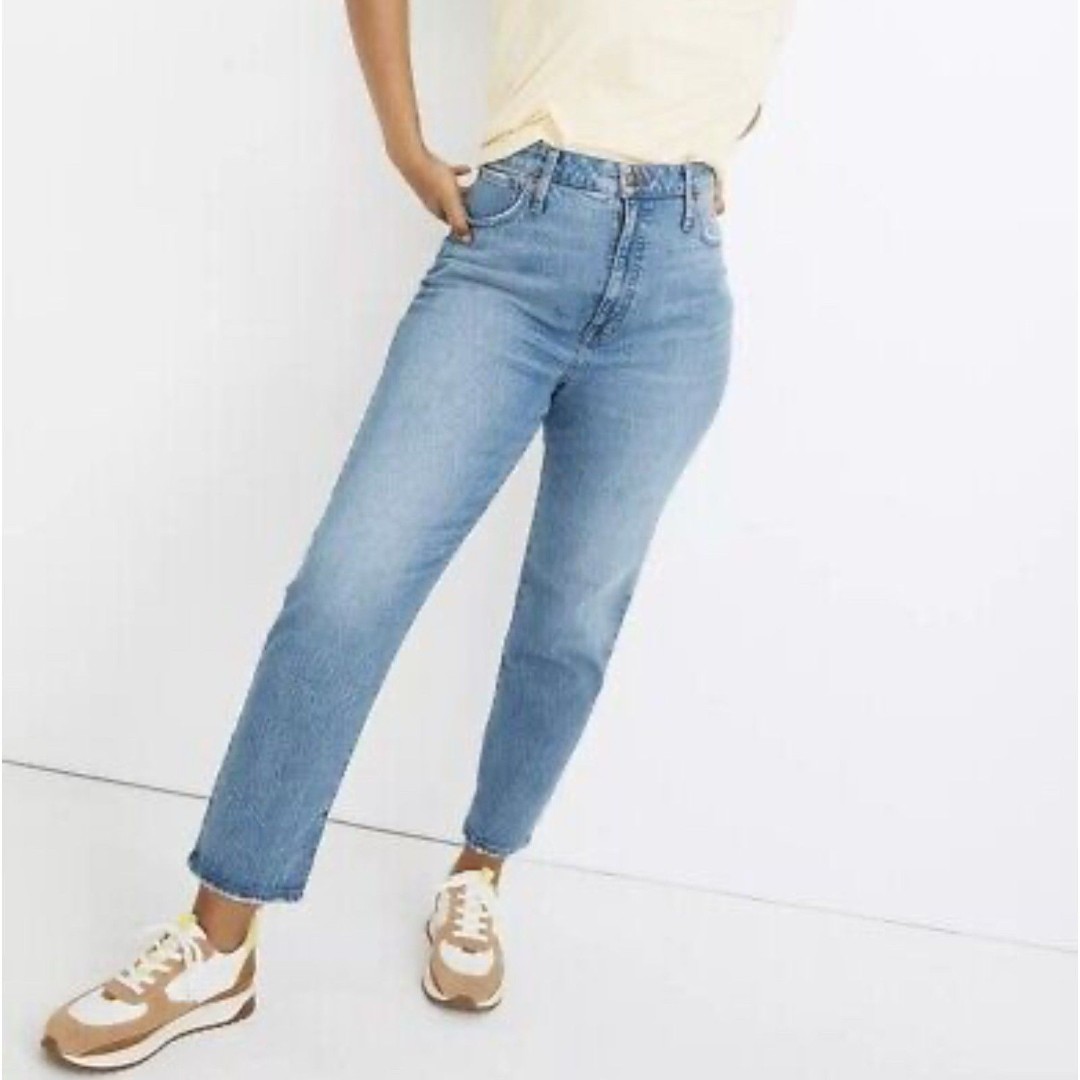 Madewell Classic Straight Denim 28 Jeans High Waist Old School Tapered 90s y2k