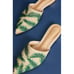SCHUTZ Elvan Palm Sandal Slides Size 8.5 Anthropologie EUC Raffia 99 MSRP