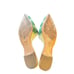 SCHUTZ Elvan Palm Sandal Slides Size 8.5 Anthropologie EUC Raffia 99 MSRP
