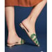 SCHUTZ Elvan Palm Sandal Slides Size 8.5 Anthropologie EUC Raffia 99 MSRP