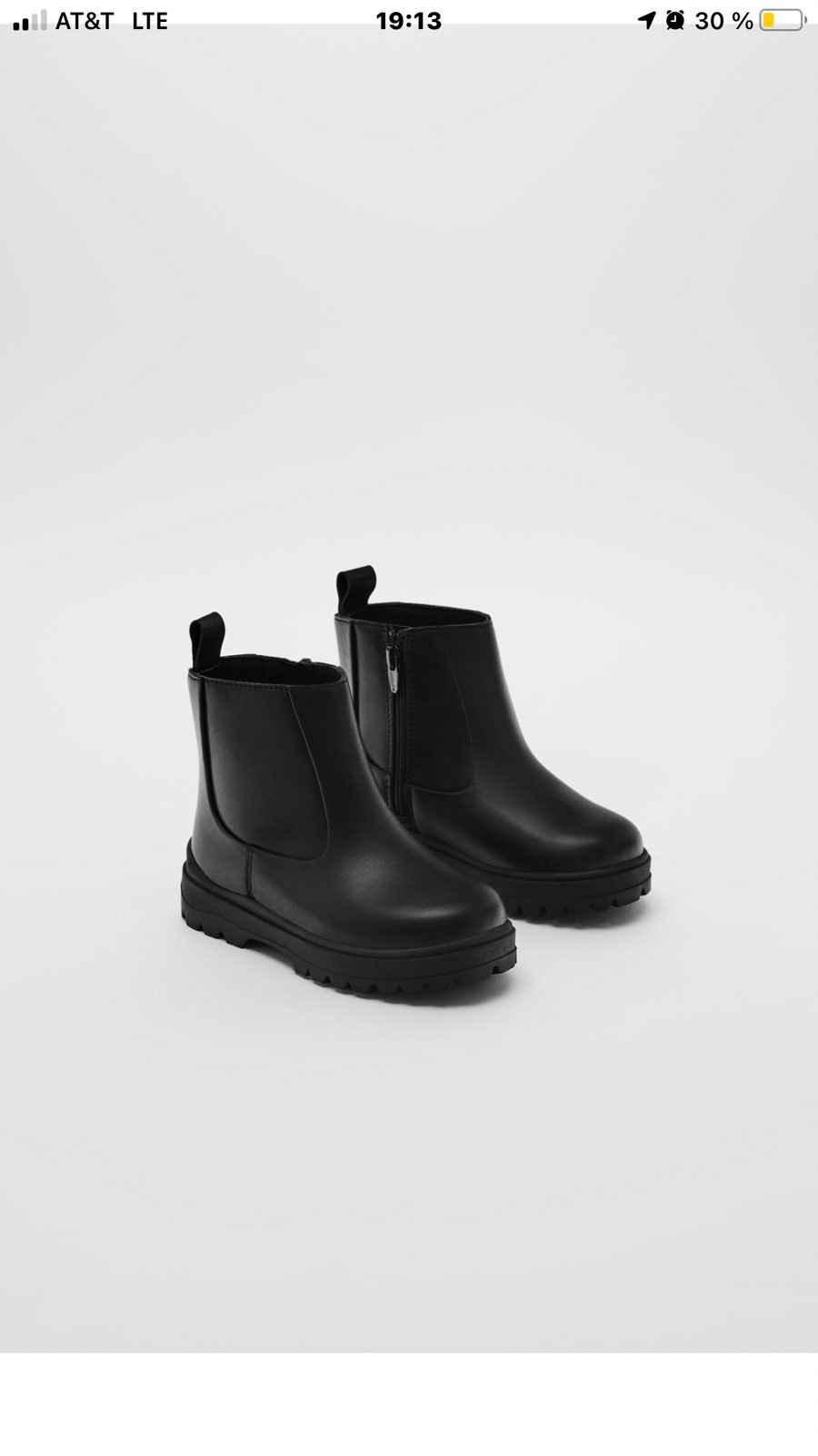 ZARA NWT leather boots size 6.5