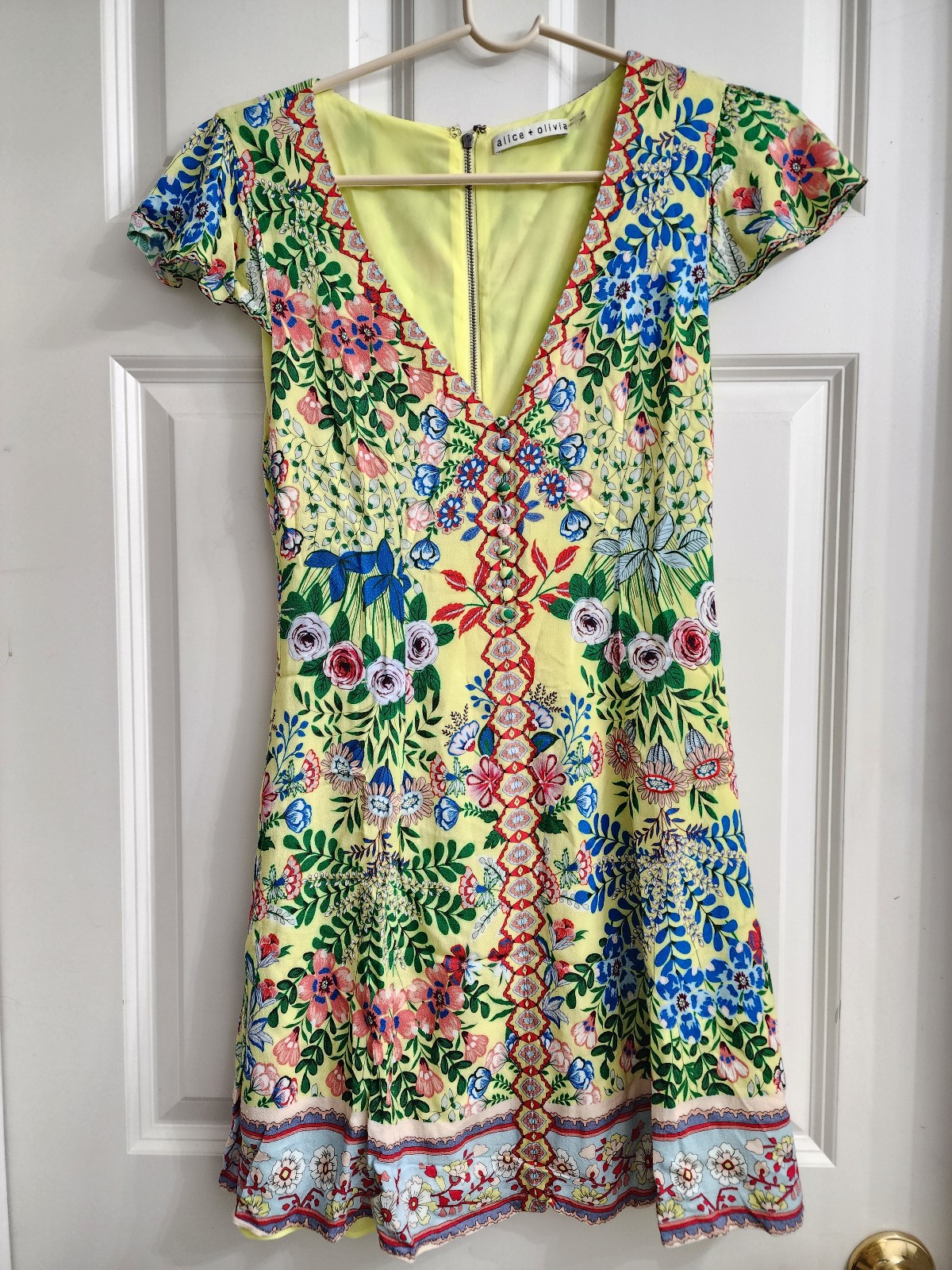 Alice+Olivia floral dress