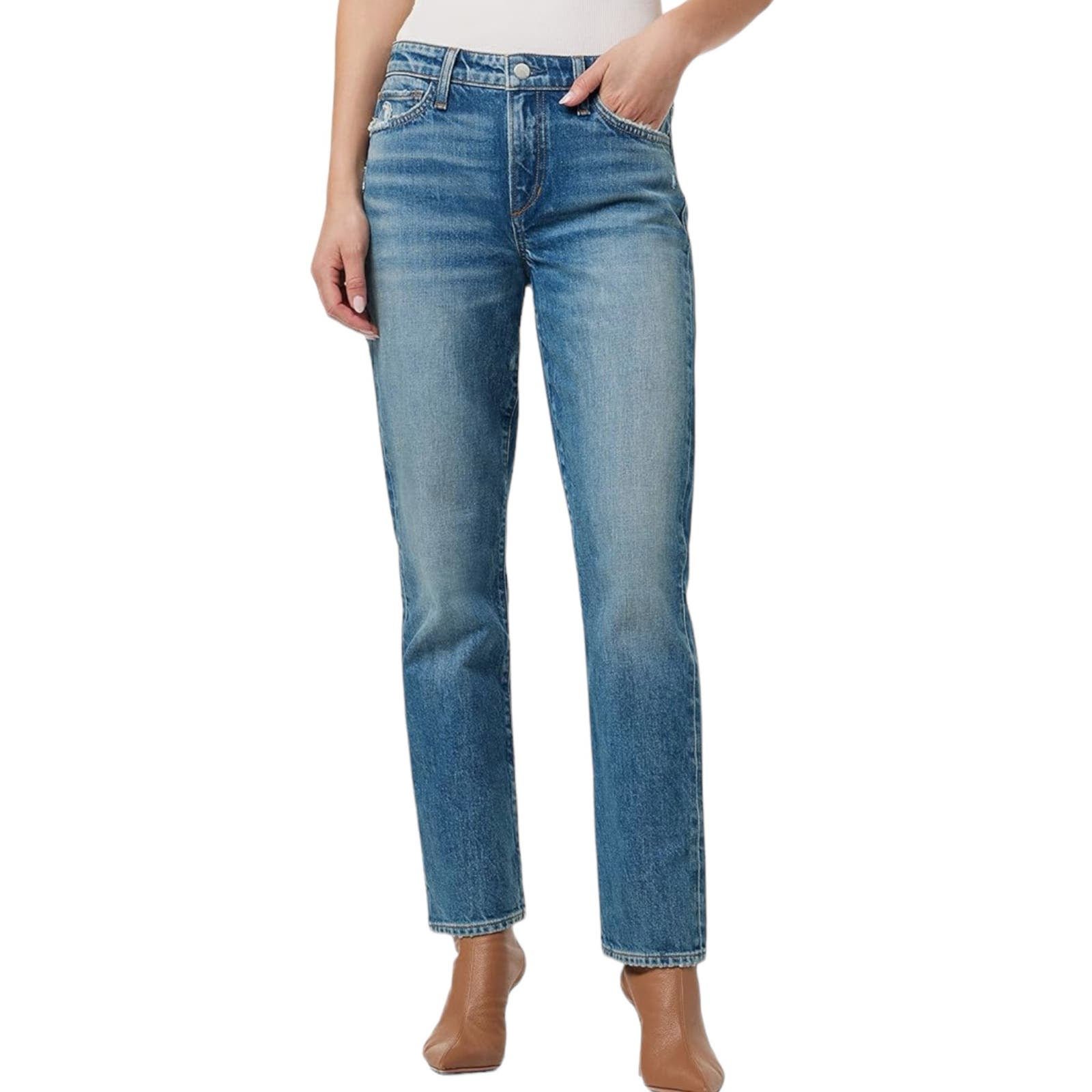 New Women’s Joe’s Laura Mid Rise Cigarette Ankle Jeans Size 28