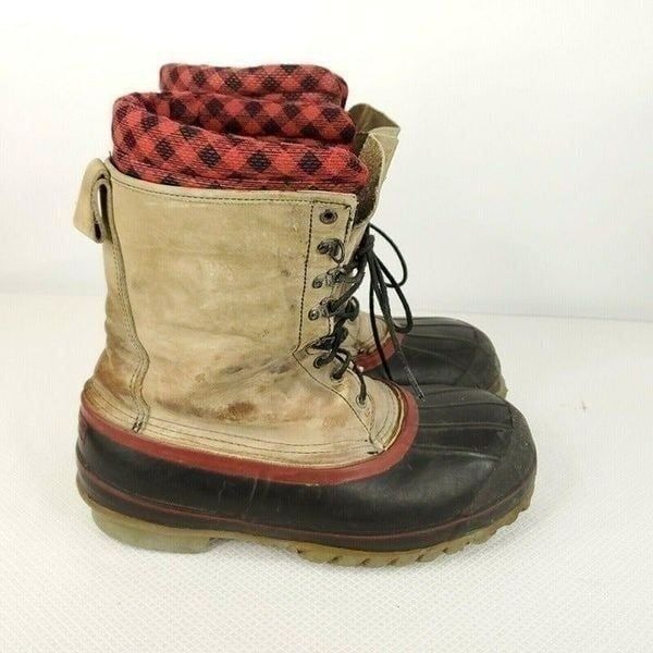 Red Wing Duck Boots Steel Shank ANSI Approved Mens Size 10 Made In USA