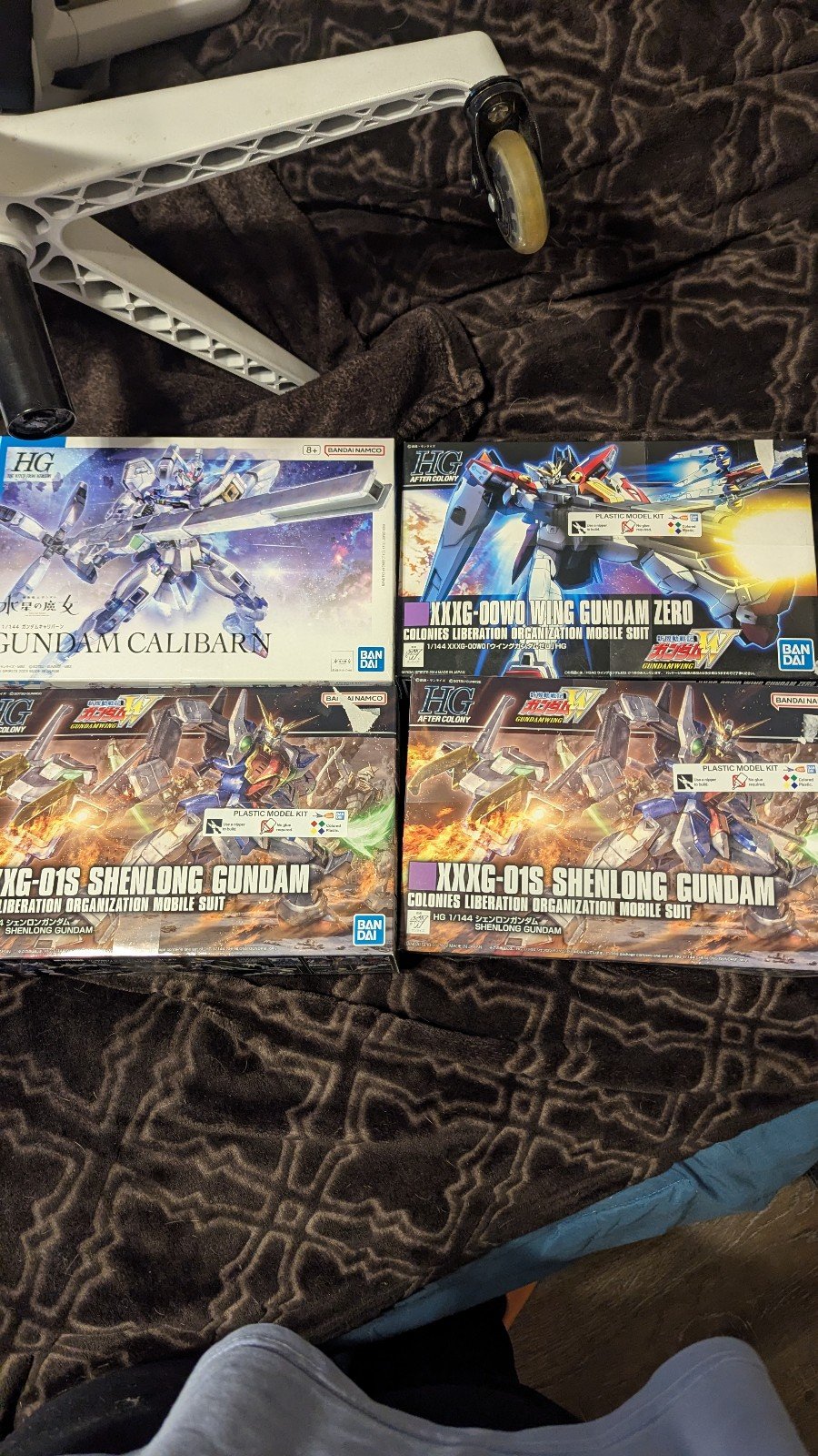 High grade Gundam model kit lot