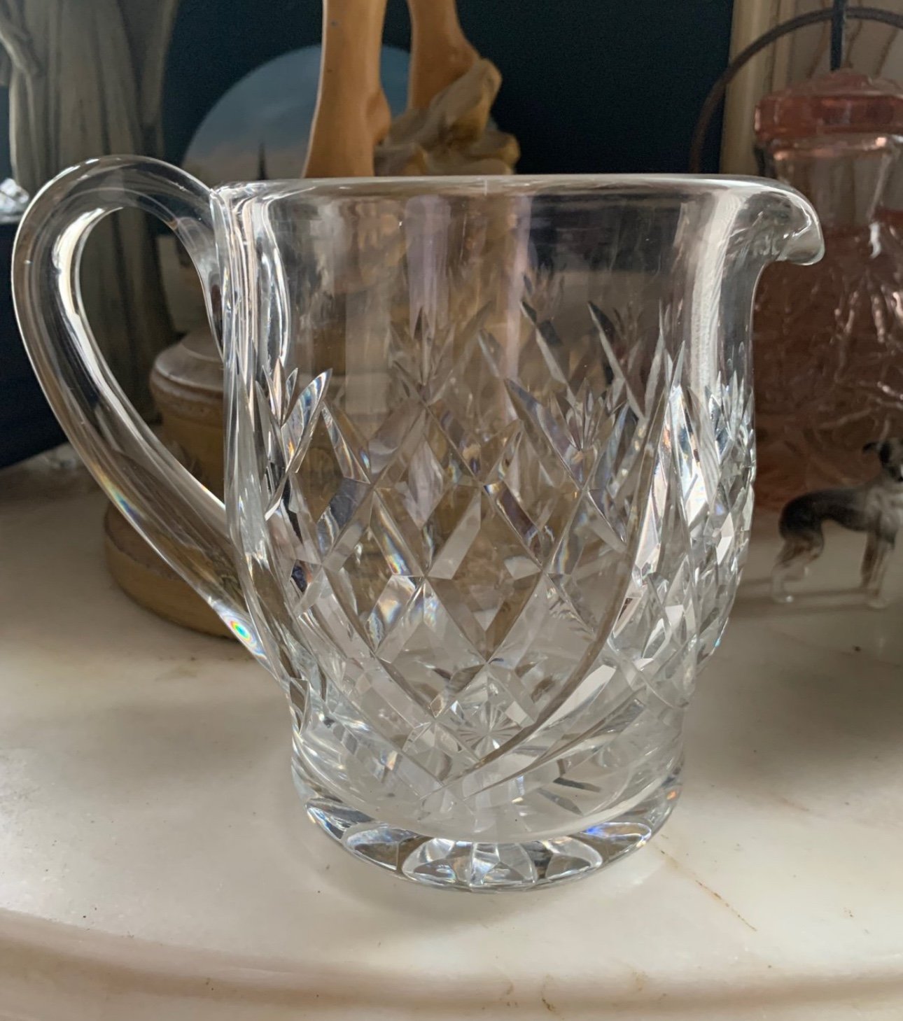 Waterford Crystal Pitcher – Signed | 5 7/8" Tall