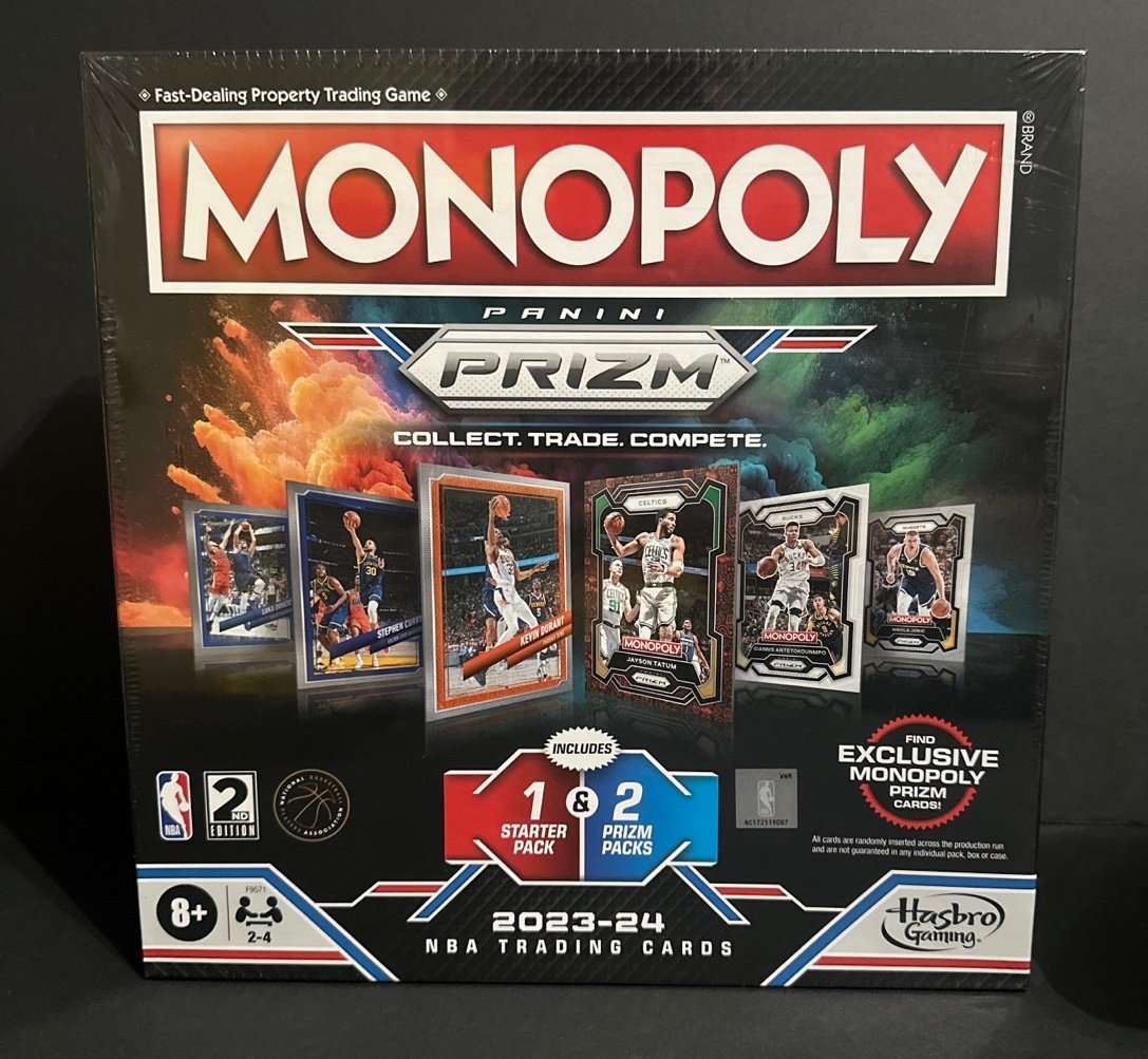 NBA 2023-24 Panini Prizm Basketball Board Game 1 Starter Pack & 2 Prizm Packs