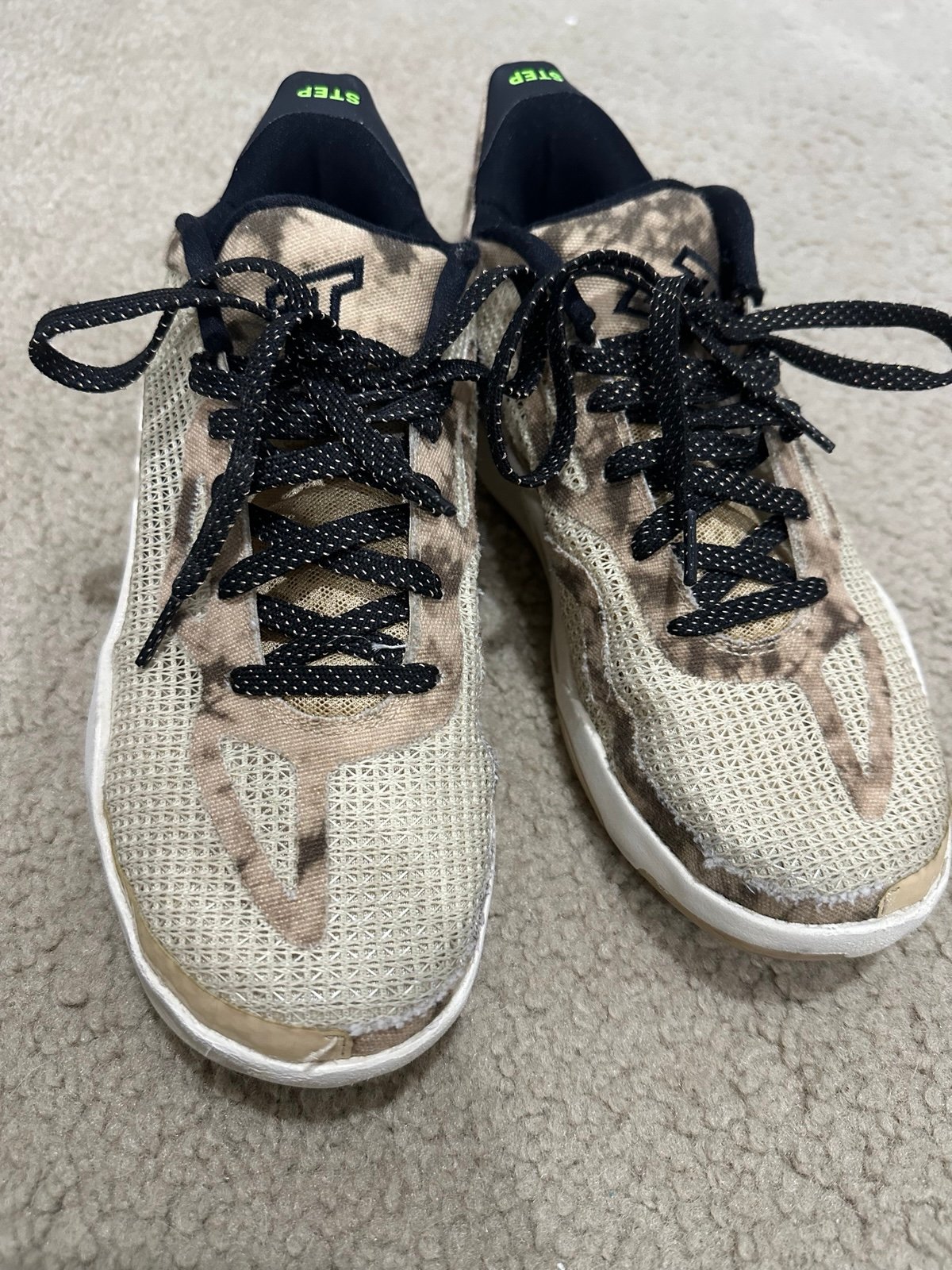 Jordan Tatum 1 "Tunnel Walk" Fossil/Black sneakers