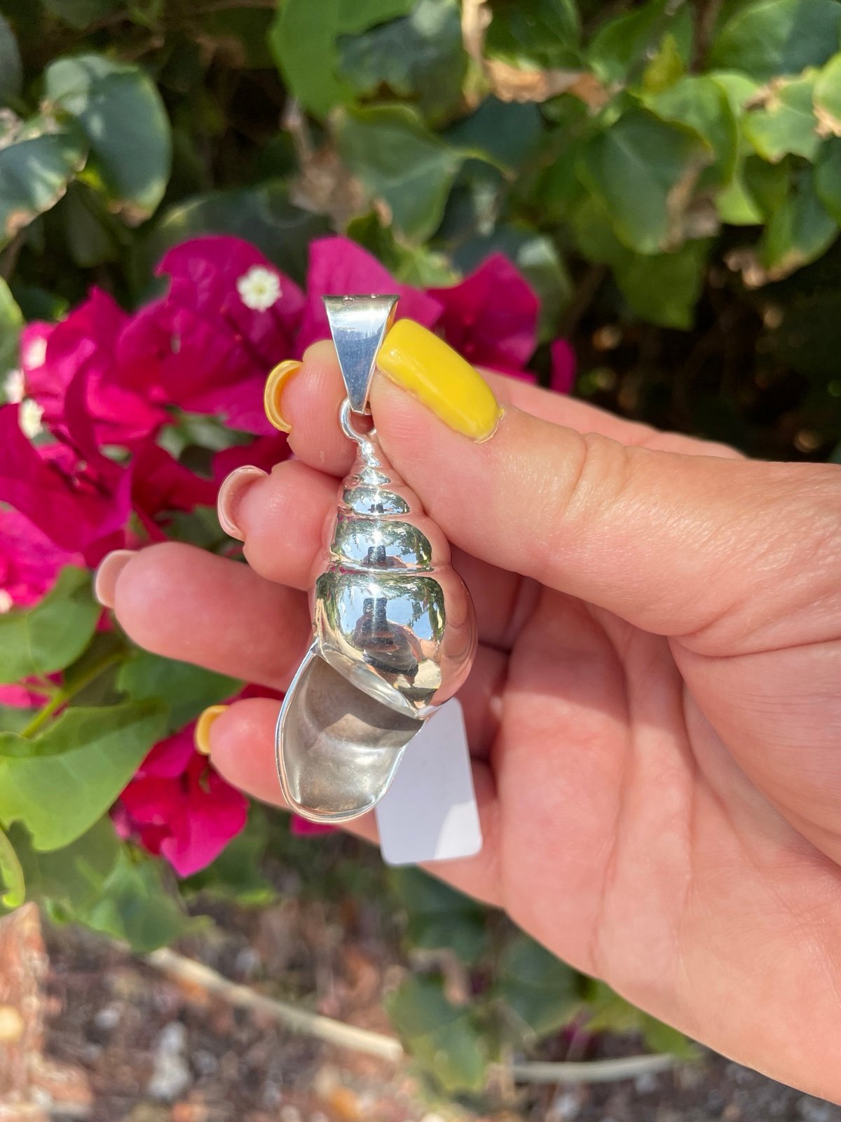 Sterling Silver Sea Shell Pendant