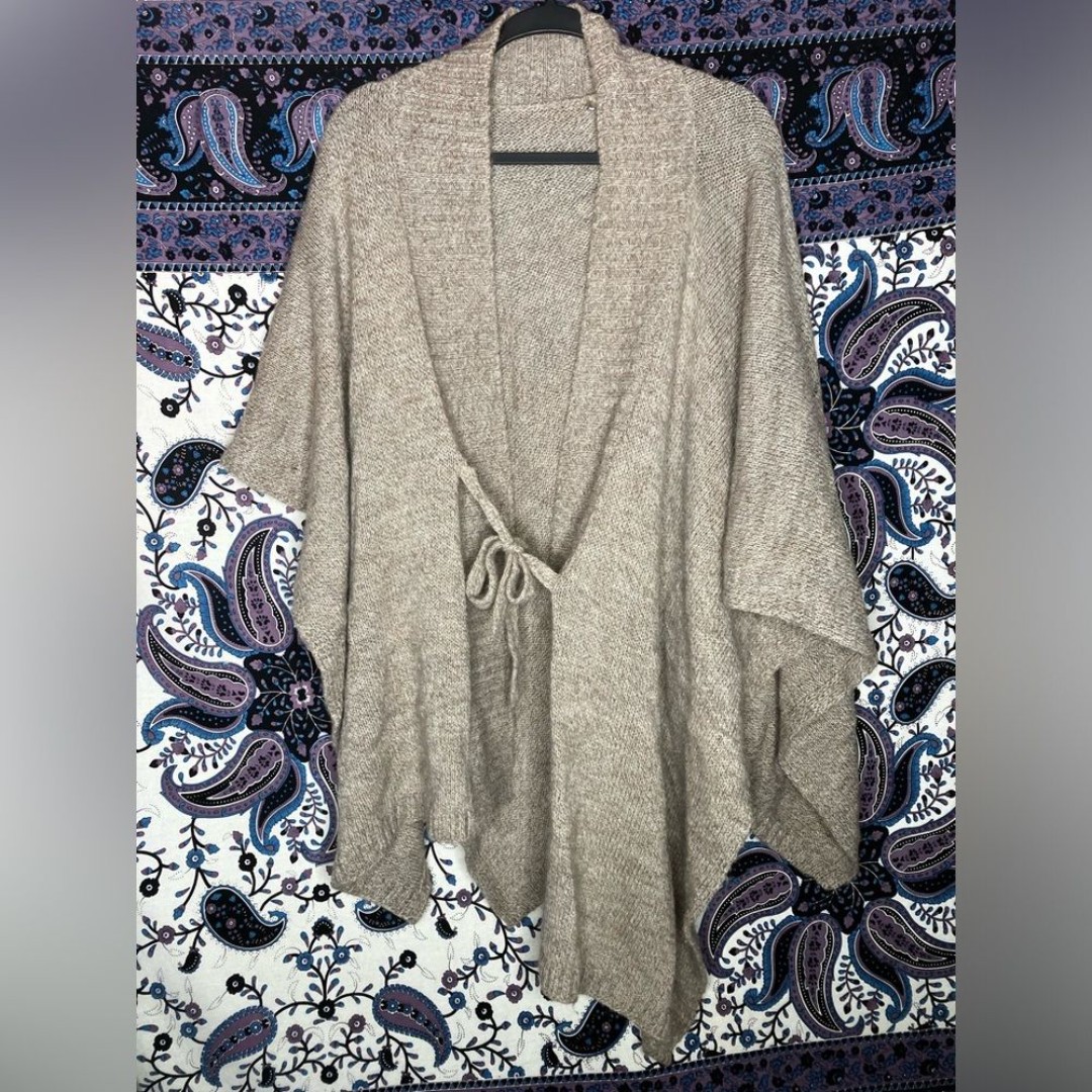Nordstrom alpaca poncho sweater