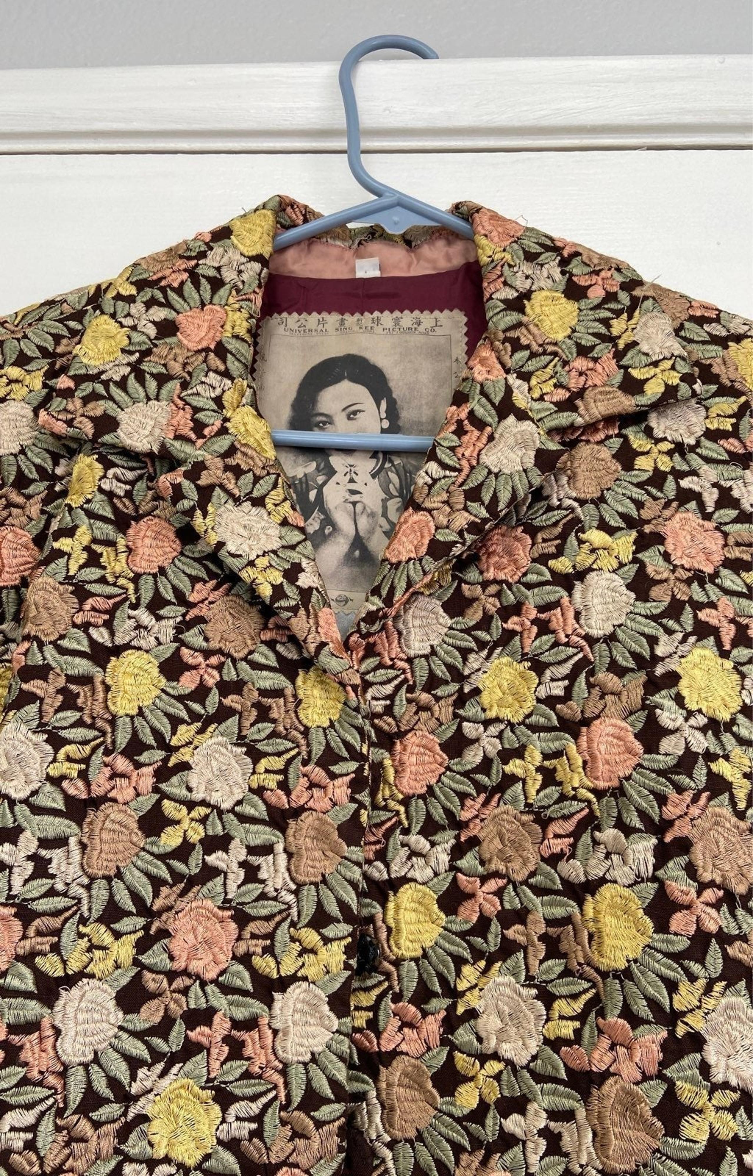 BIYA johnny was wool embroider jacket