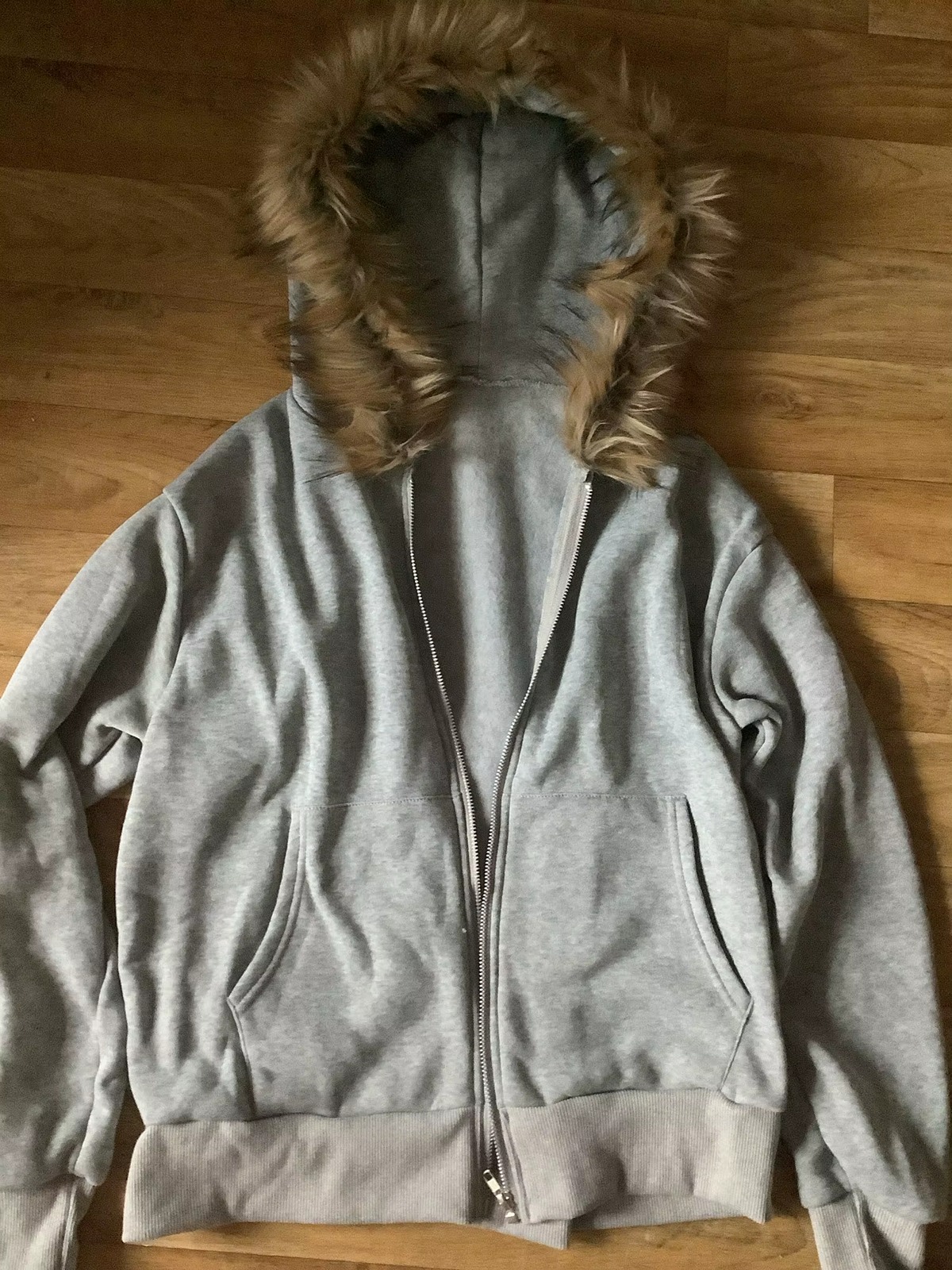 hoodie Faur collar