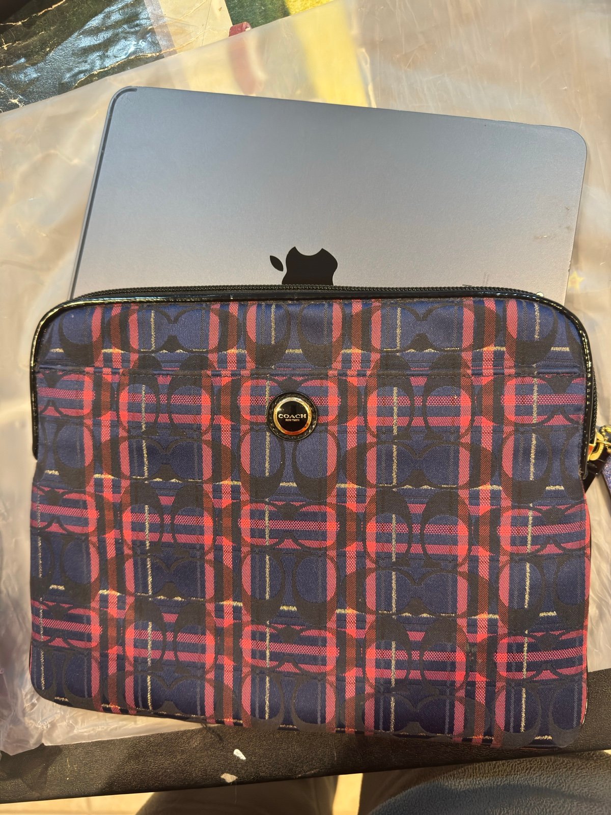 Coach Pouch case for iPad
