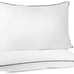 Luxury Comfort Bed Pillows - Hypoallergenic Polyester Microfiber Material